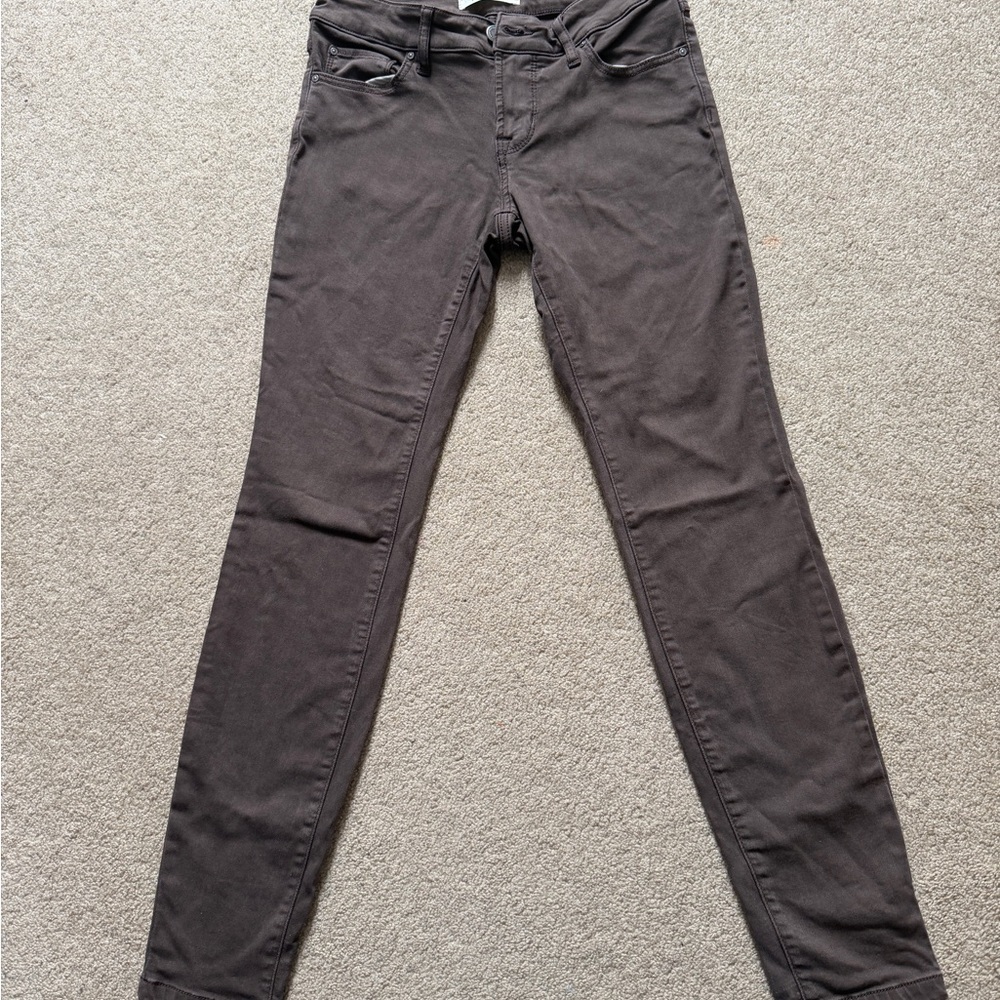 Brody Jeans Skinny Ankle Brown Stretch Jeans Women's 25x29